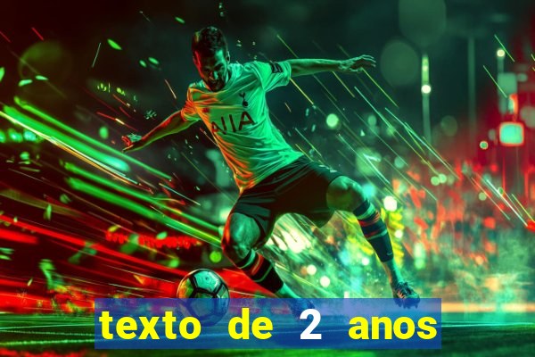 texto de 2 anos de namoro